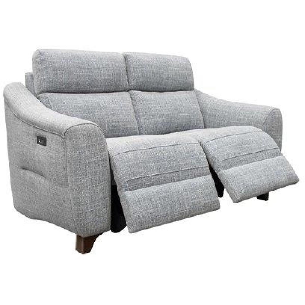 Downtown G Plan Monza 2 Seater Recliner Sofa - Leather Grade N - Double Manual – image 4