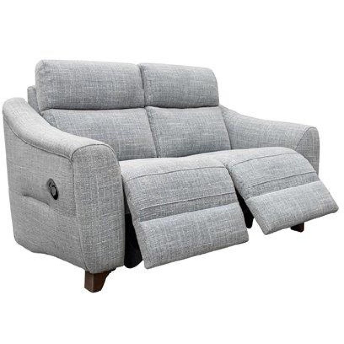 Downtown G Plan Monza 2 Seater Recliner Sofa - Leather Grade N - Double Manual – image 5