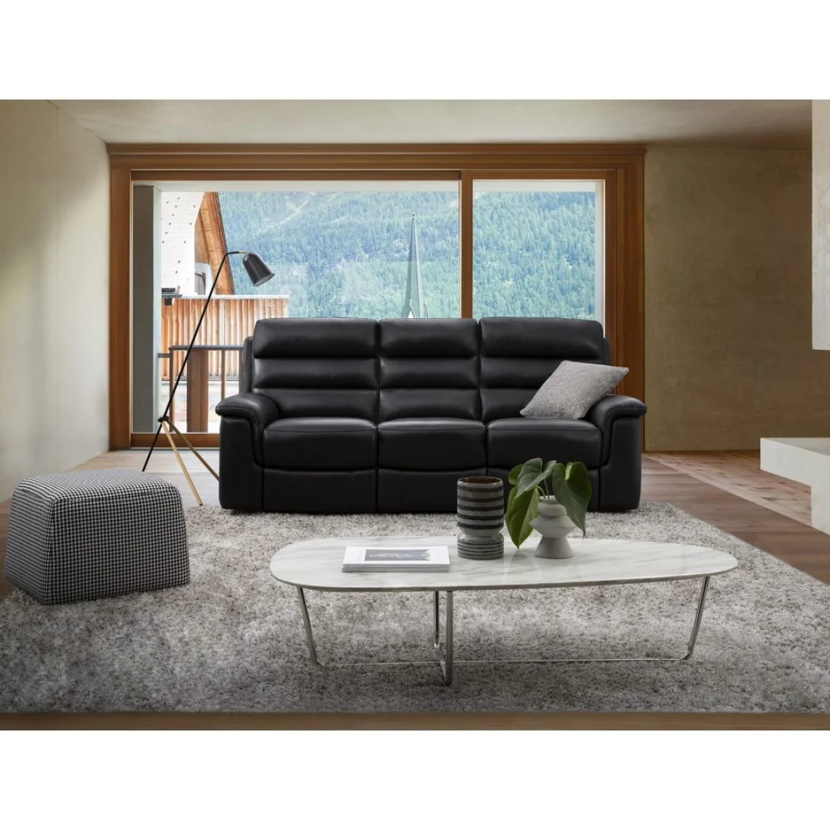 Brisbane 3 Seater Power Recliner Sofa - Leather – image 2