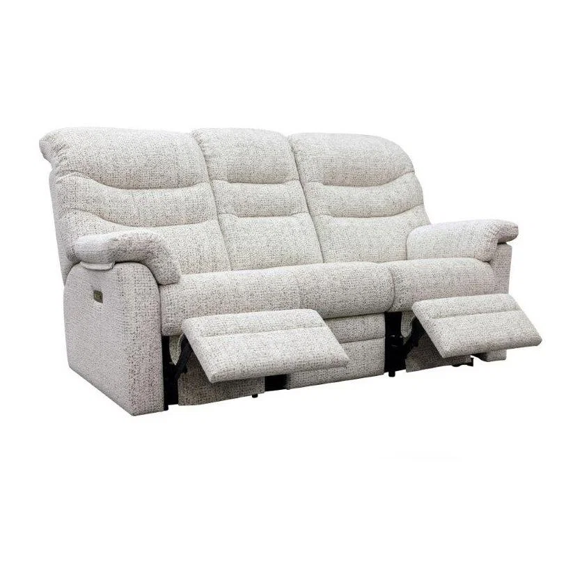 Downtown G Plan Ledbury 3 Seater Recliner Sofa - Leather Grade N - Double Power With Headrest, Lumbar and Usb – image 4