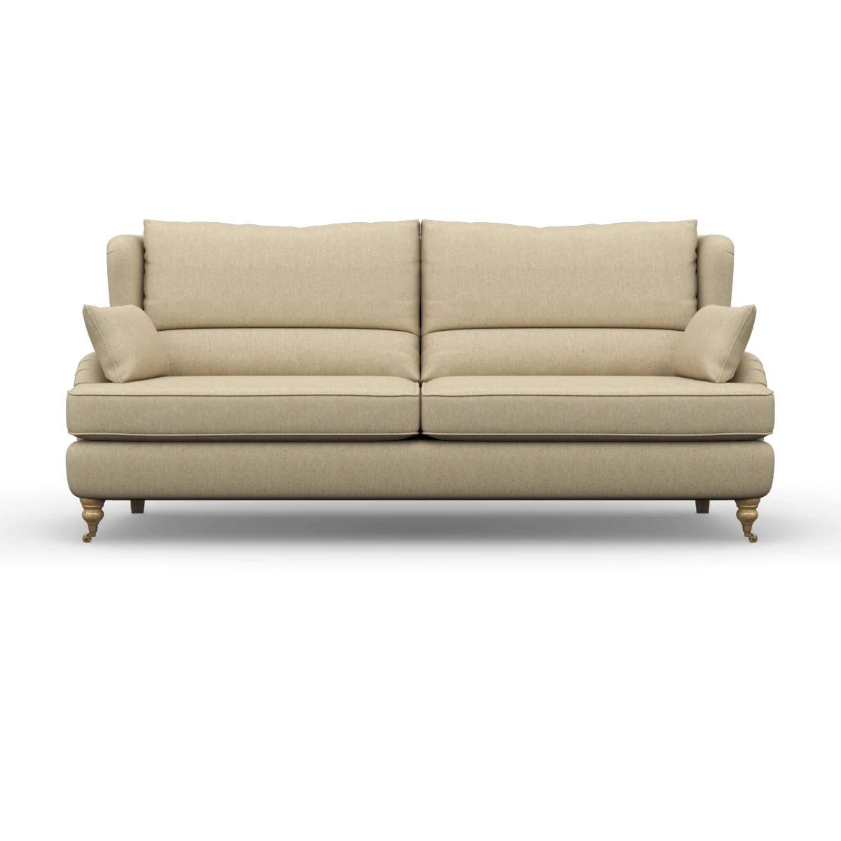 Wood Bros Bayford Compact 3 Seater Sofa - Moon Fabric Grade D – image 2