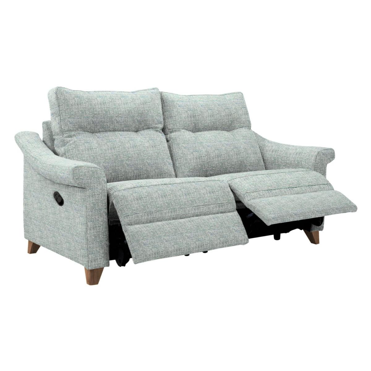 G Plan Riley Recliner Sofa - Small Sofa - Fabric Grade B - Manual Recliner – image 4