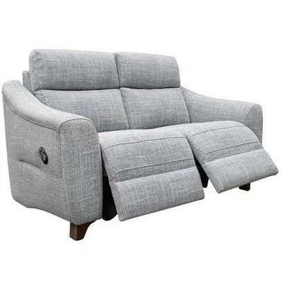 Downtown G Plan Monza 2 Seater Recliner Sofa - Leather Grade P - Double Manual – image 5