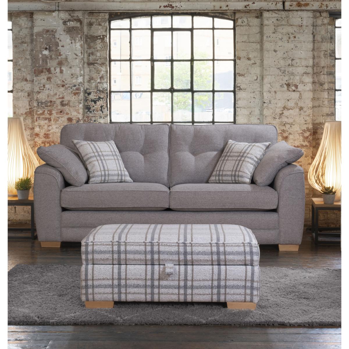 Downtown Bilbao Fabric Sofa - 4 Seater - Fabric Grade A – image 3
