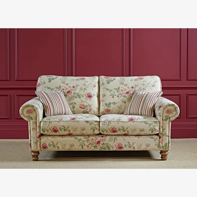 Wood Bros Lavenham Formal Back Medium 3 Seater Sofa - Tuscany Leather – image 1