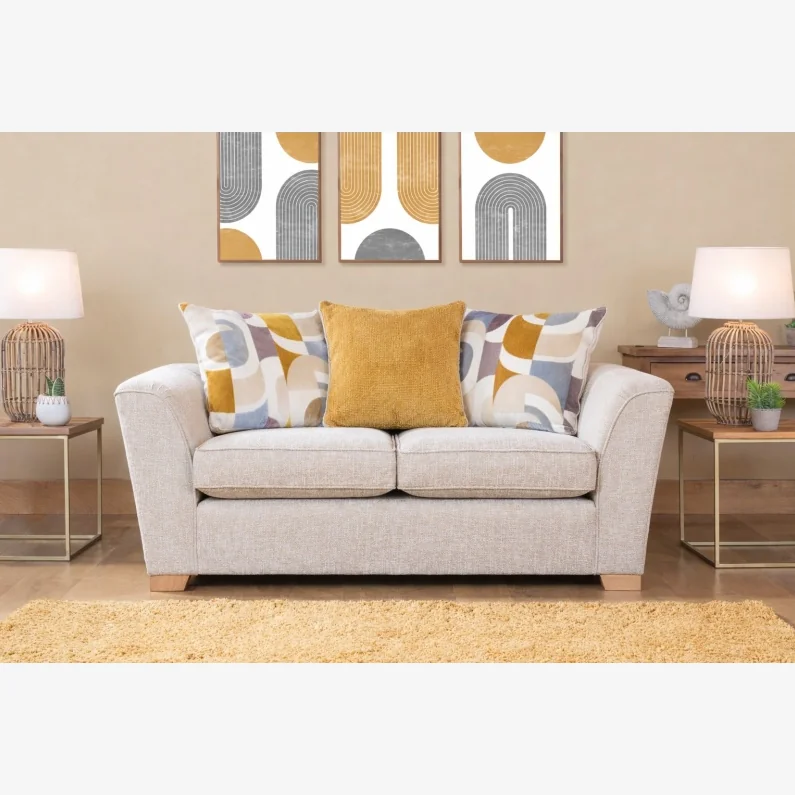 Taylor Pillow Back 2 Seater Sofa in Fabric - Grade SE – image 1