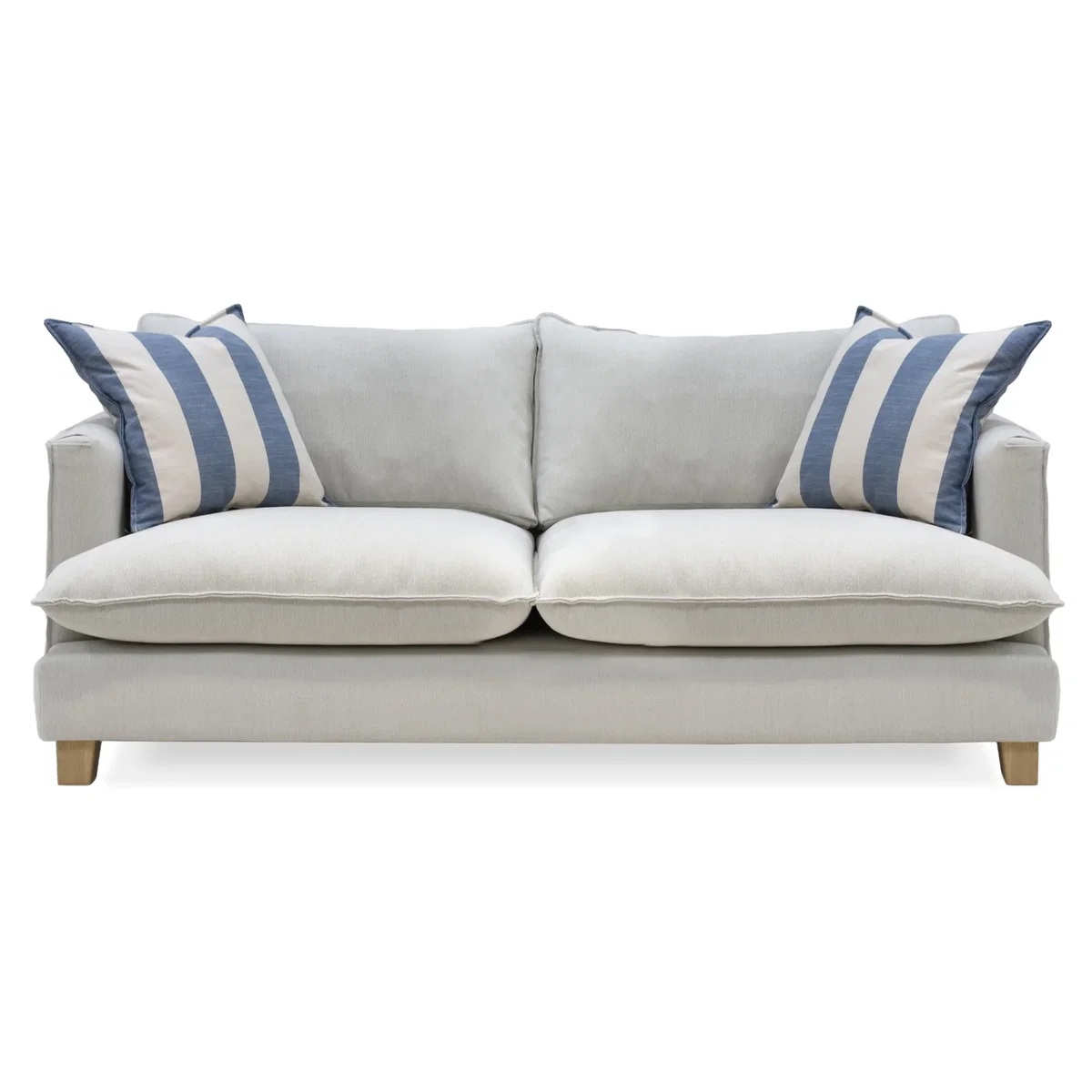 Vogue Williams Howth Medium Sofa - Coastal Stripe - Feather Wraped Foam – image 2