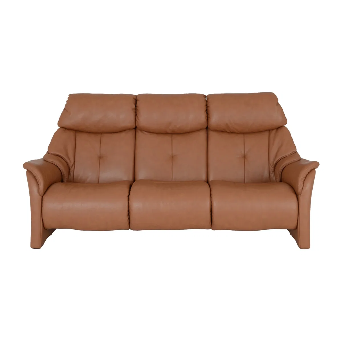 Himolla Chester Fixed 3 Seater Sofa - Fabric F24 - Aluminium Feet – image 1