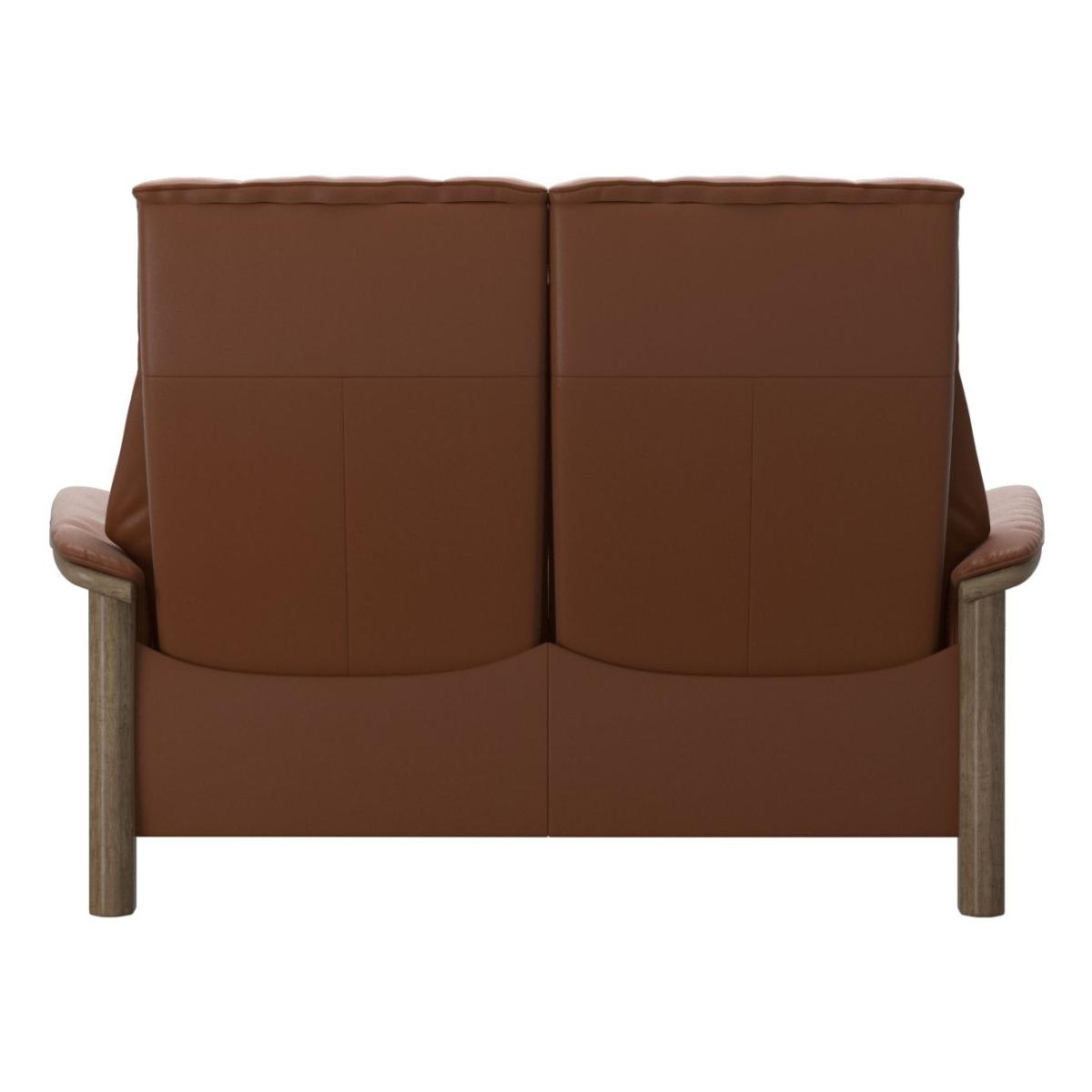 Stressless Windsor High Back 2 Seater Recliner Sofa - Paloma Sand – image 6