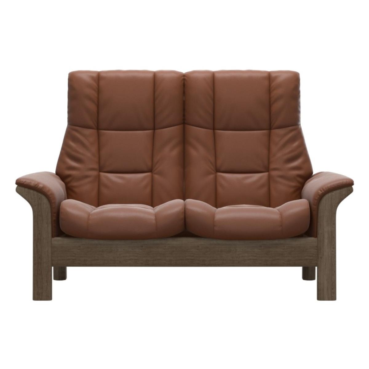 Stressless Windsor High Back 2 Seater Recliner Sofa - Paloma Sand – image 8