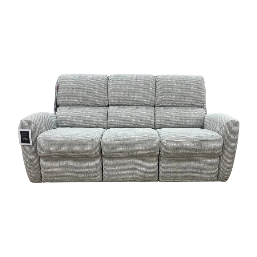 G Plan Hamilton 3 Seater Sofa in Sahara Silver Fabric – image 1