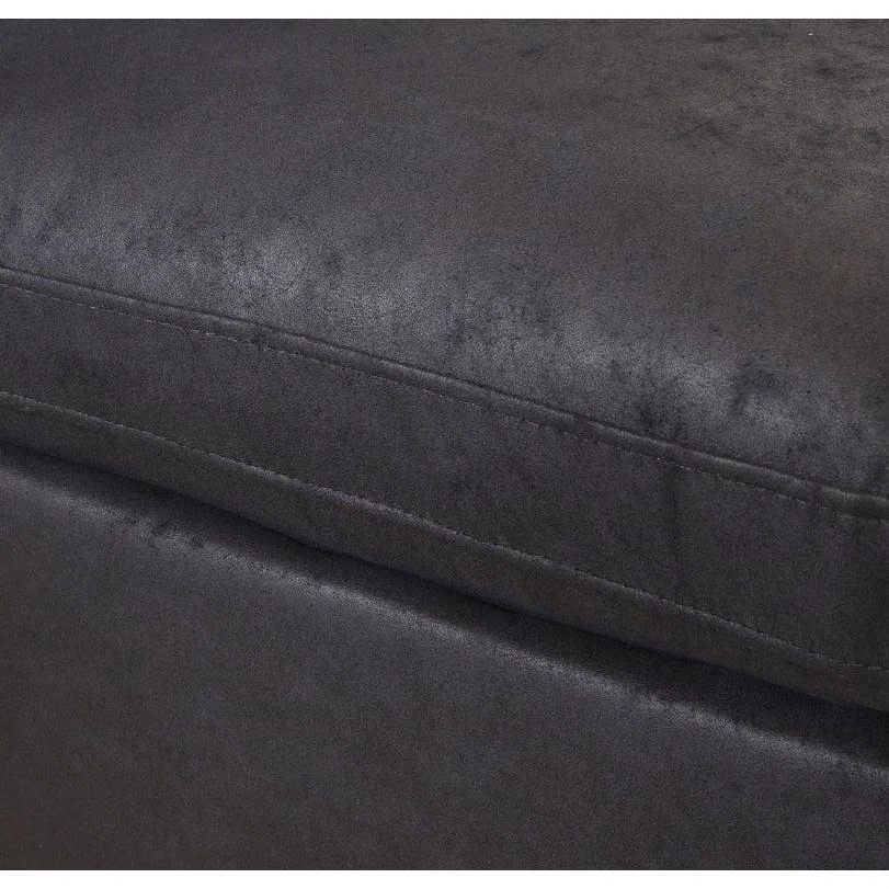 Archie 5 Seater Modular 3 & 2 Seater Sofa Set Black 1+2S – image 3