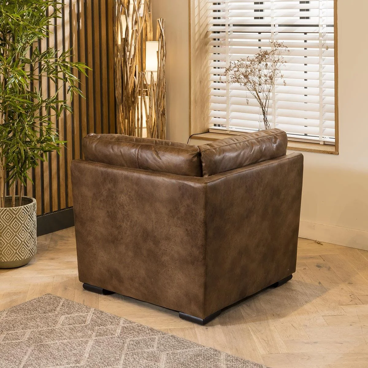 ExDisplay Mikey 2 Seater Sofa Brown 190x95cm 2S – image 10
