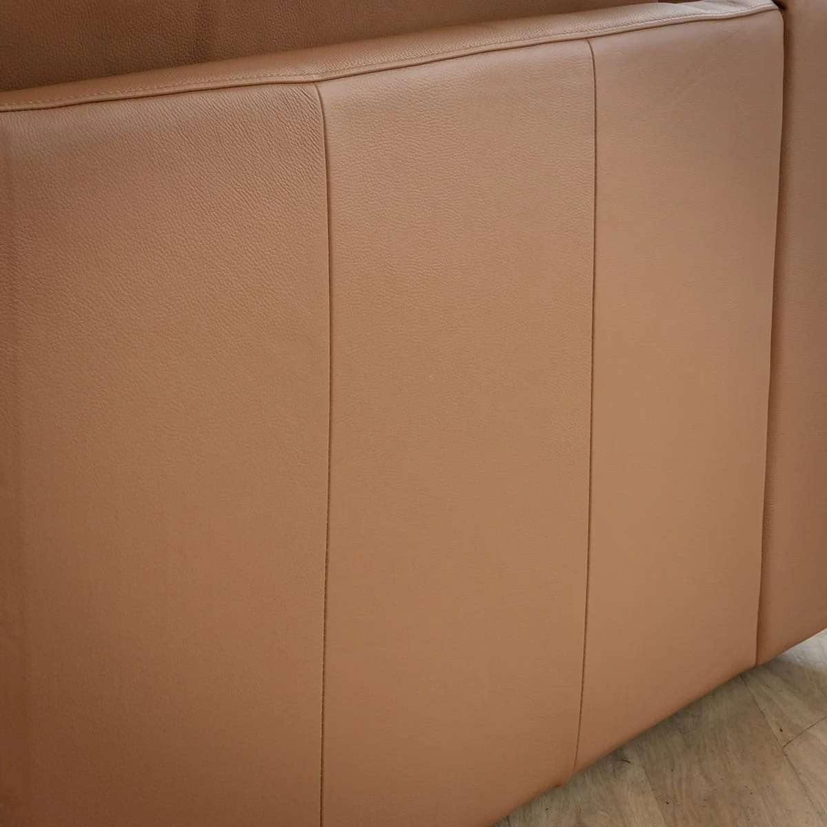 Modern Tan Leather Modular U-Shape Sofa Couch 309x196cm – image 5