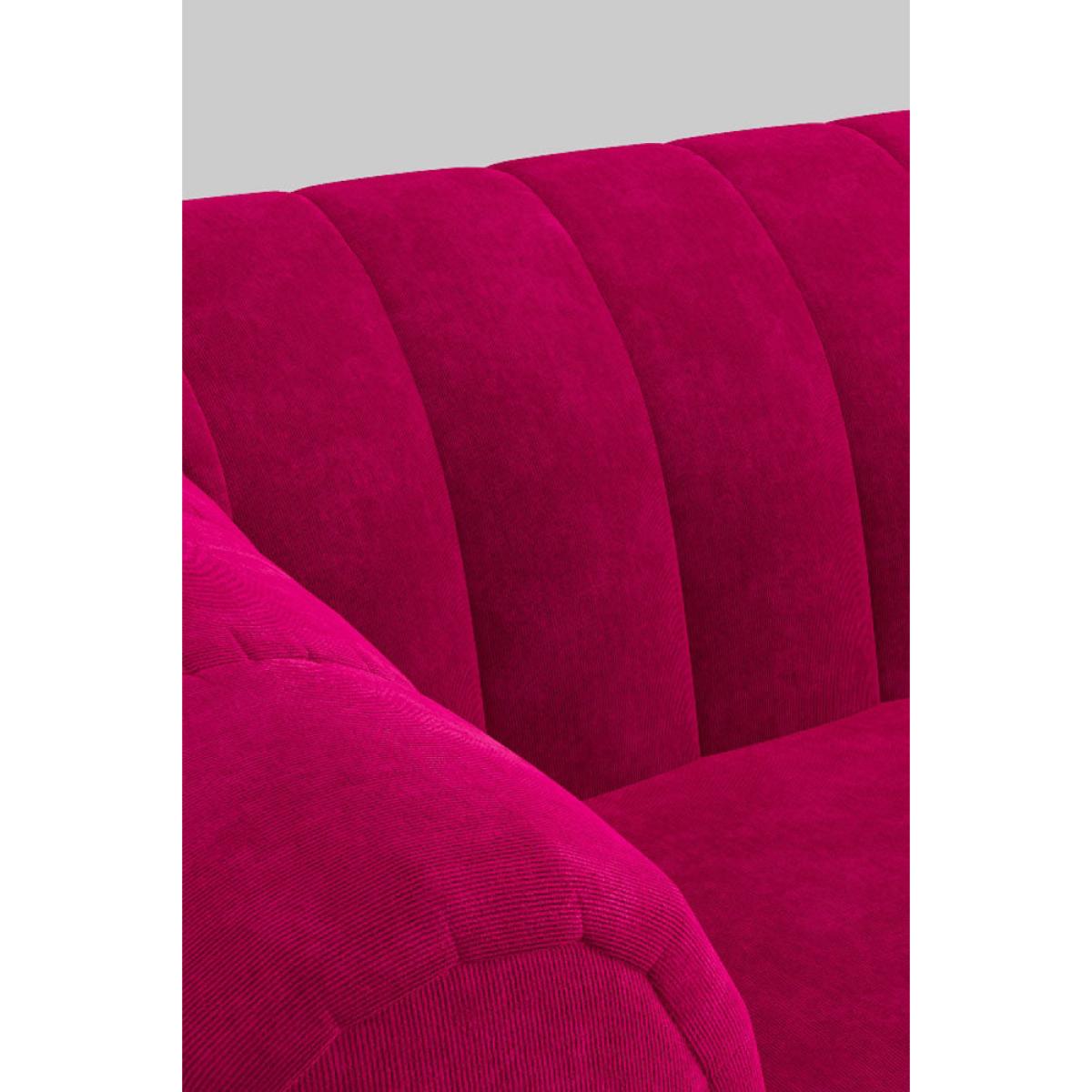 The Bowie Medium Sofa In Luxe Needlecord Velvet Harry's Pink – image 2