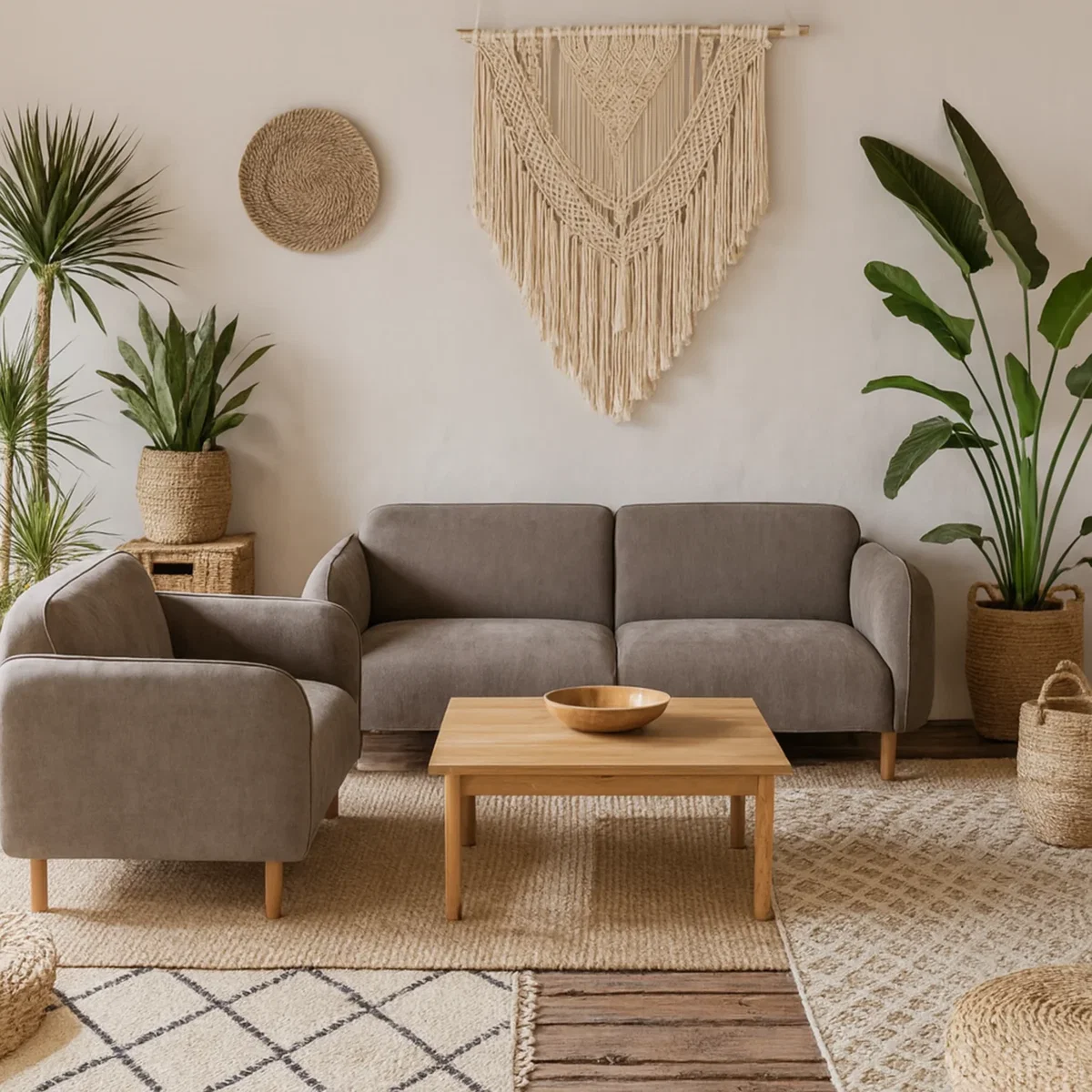 Cambridge 2.5-Seater Sofa Set (2) in Fay Dusty Brown - Brown – image 4