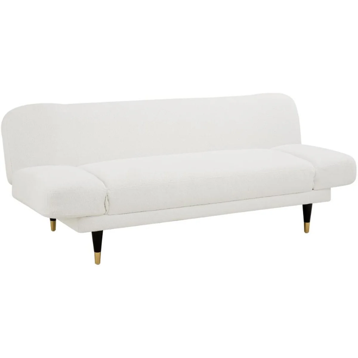 Silas Sofa Bed With Adjustable Armrests - White Boucle – image 6