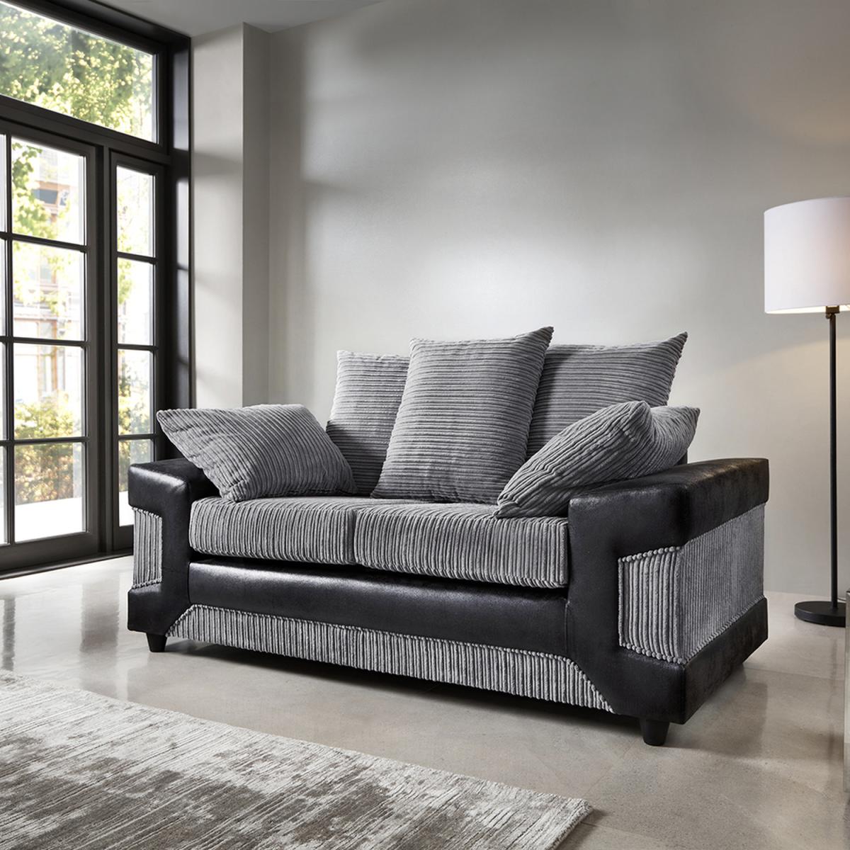 Sierra Sofa Set - Grey / 2