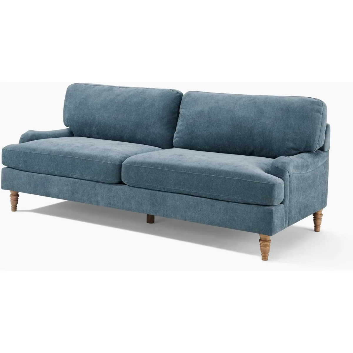 Bernie Chenille Fabric 3 Seater Sofa - Blue – image 5