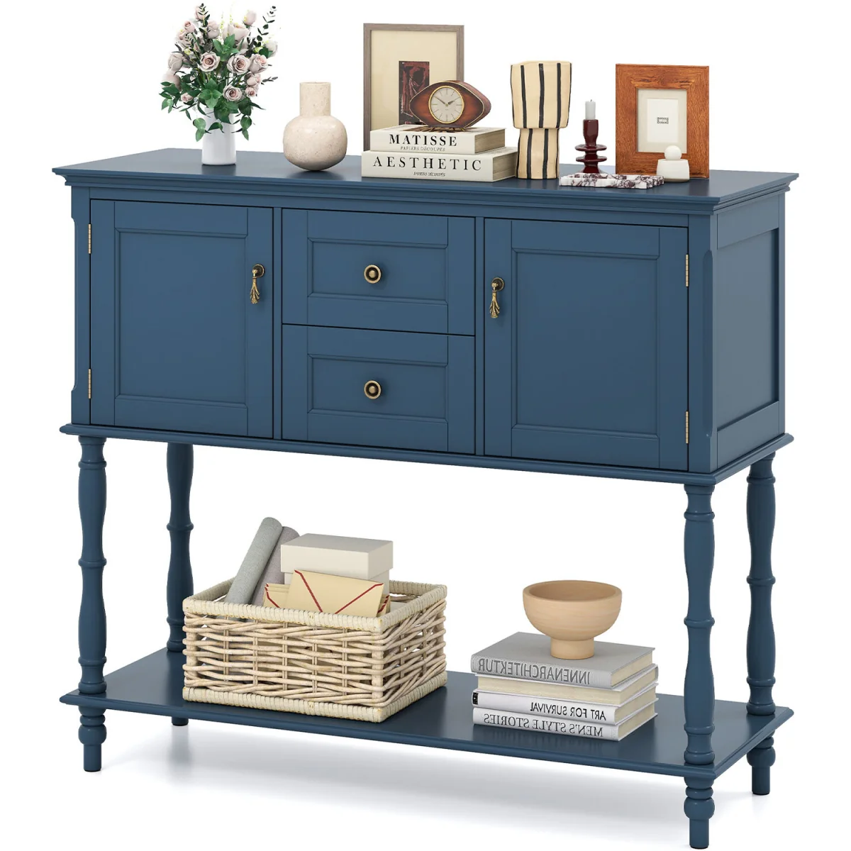 Sofa Stand Behind Couch for Living Room - Blue – image 6