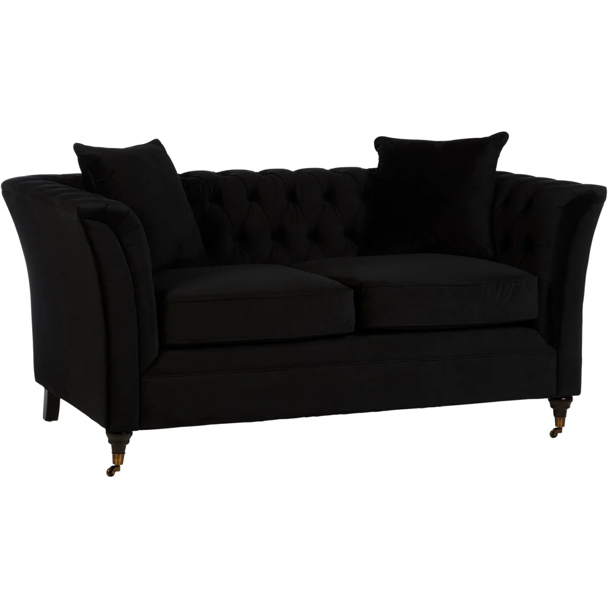 Sabrina 2 Seat Onyx Sofa - Black – image 4