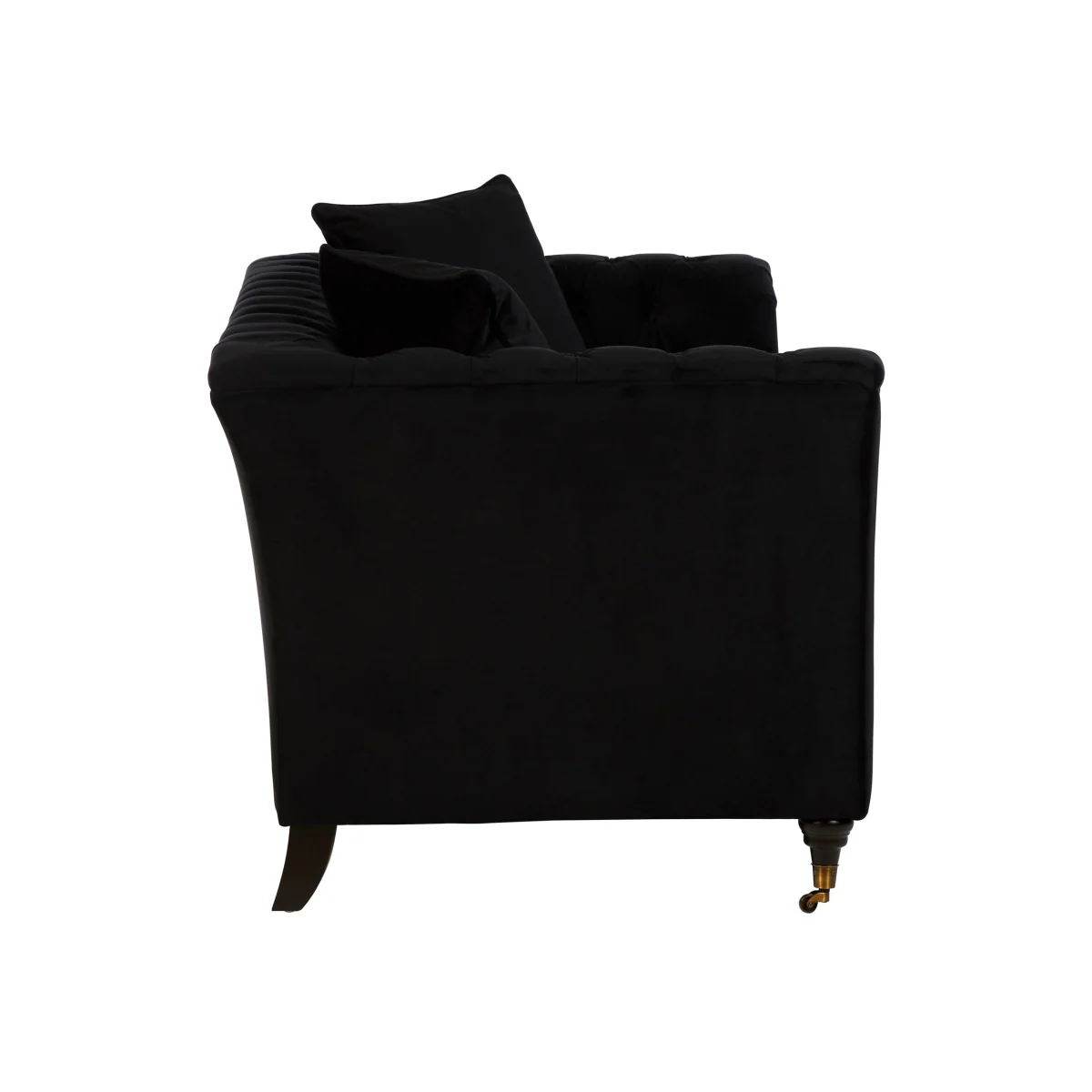 Sabrina 2 Seat Onyx Sofa - Black – image 1