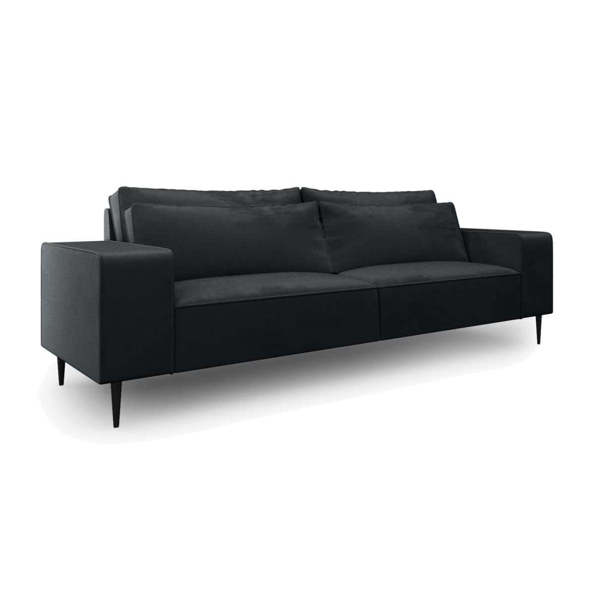 Sienna Large 3 and 2 Seater Grey velvet fabric Sofa set - Grey