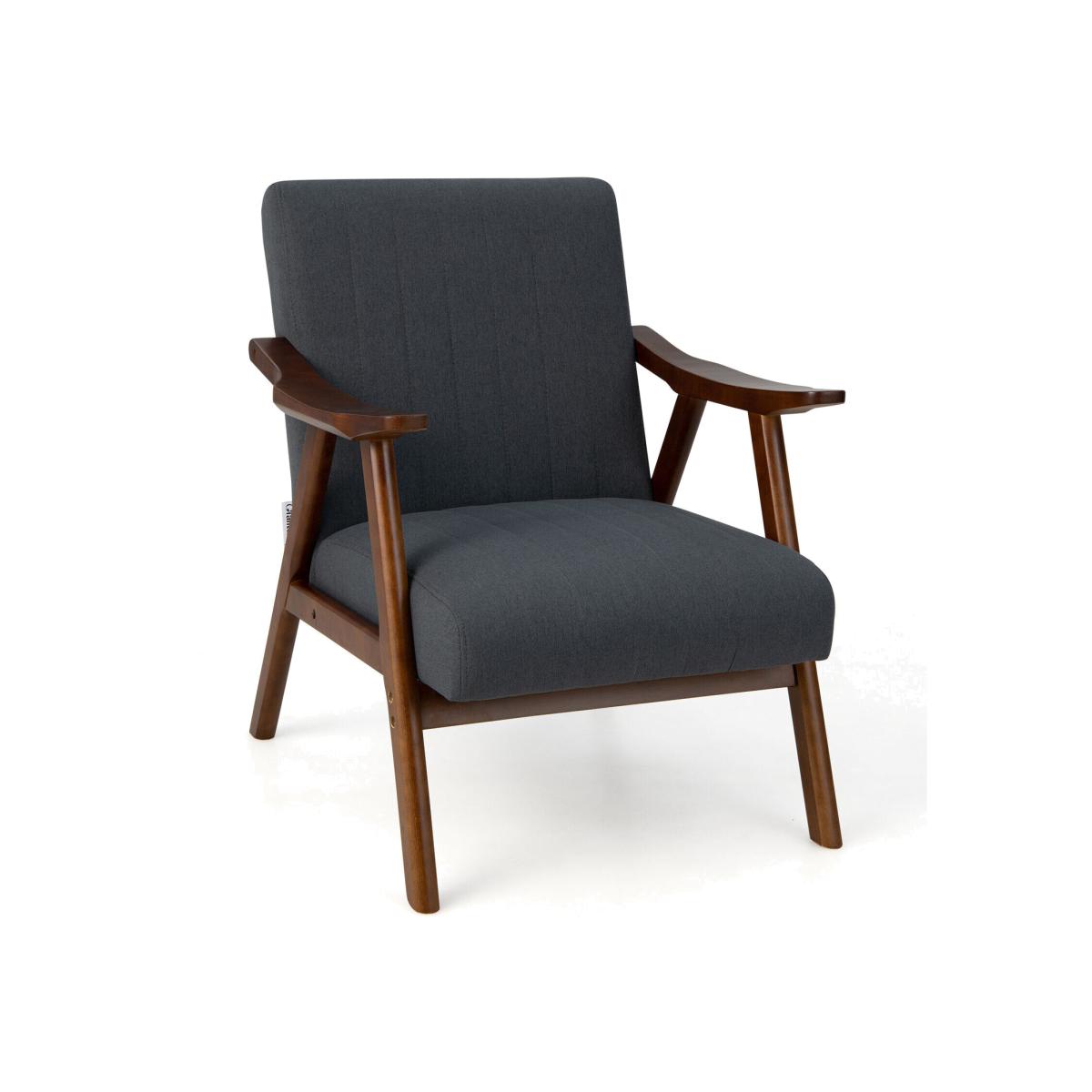 Lounge Chair Armchair Sofa - Dark Grey
