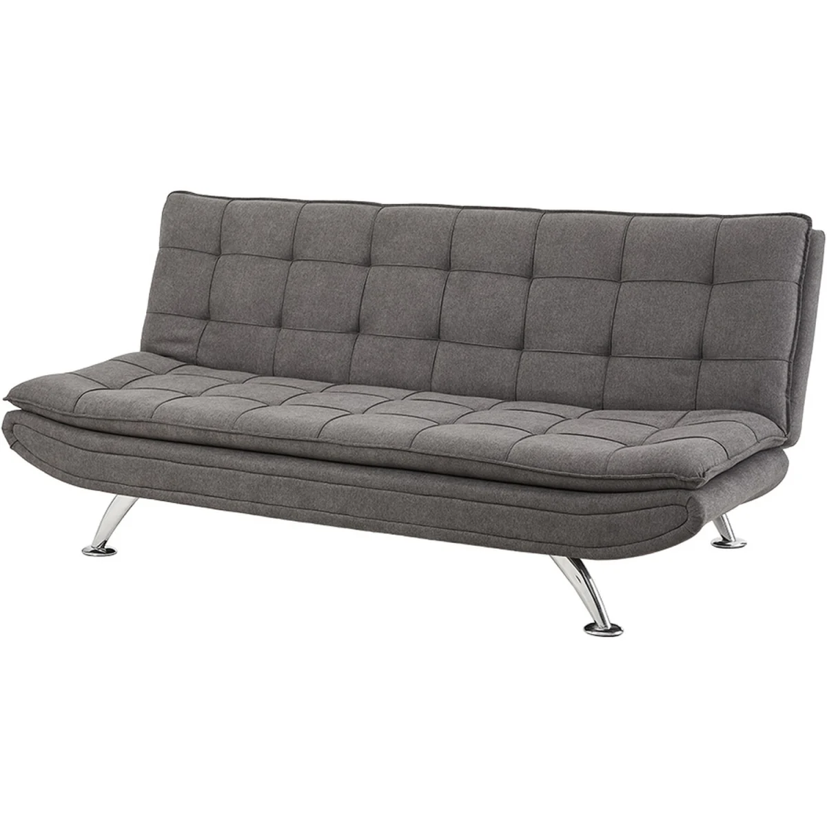 Fabric 3-Seater Convertible Sofa Bed - Dark Grey – image 4