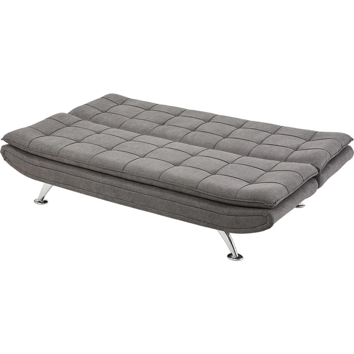 Fabric 3-Seater Convertible Sofa Bed - Dark Grey – image 6