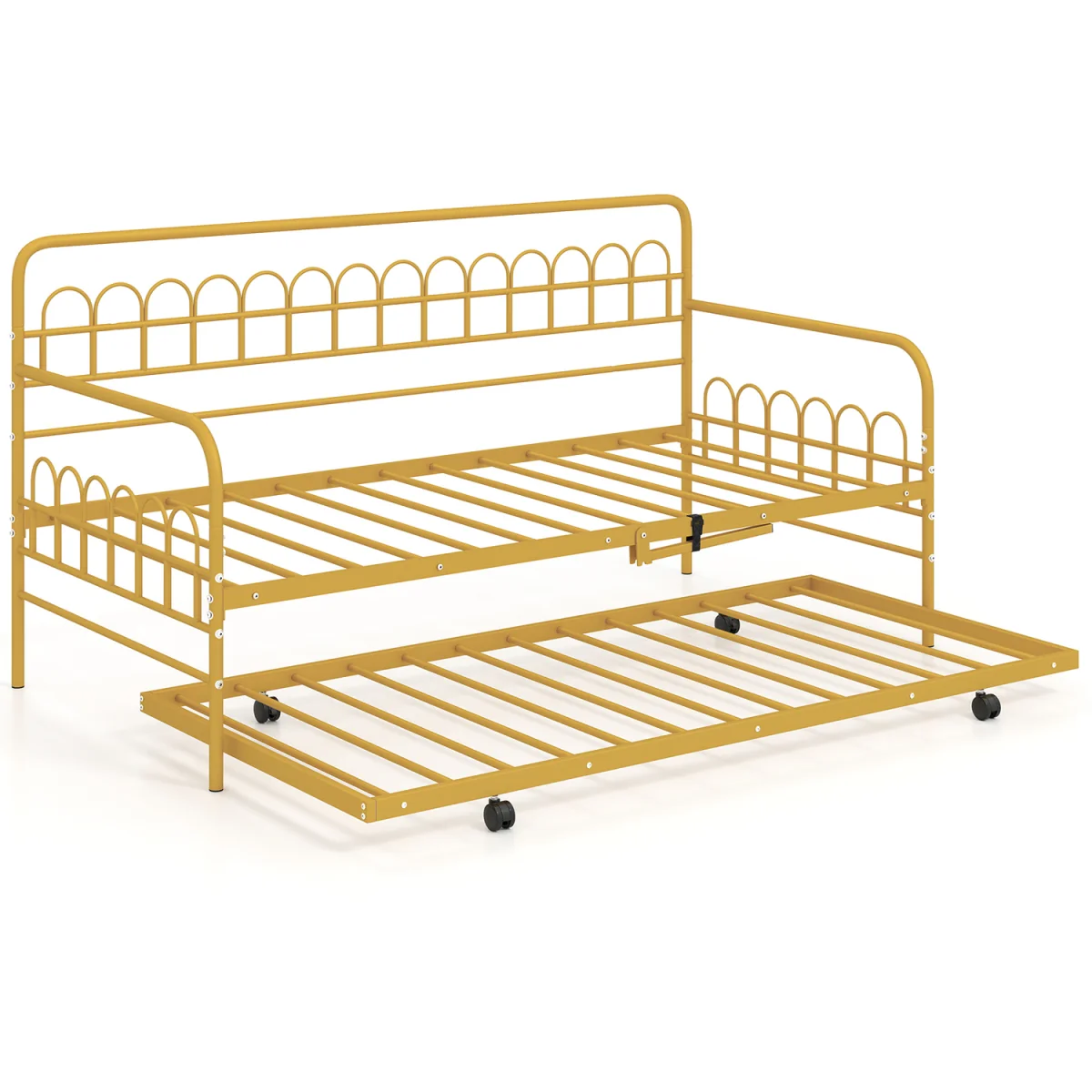 Metal Slats Sofa Bed - Gold – image 8