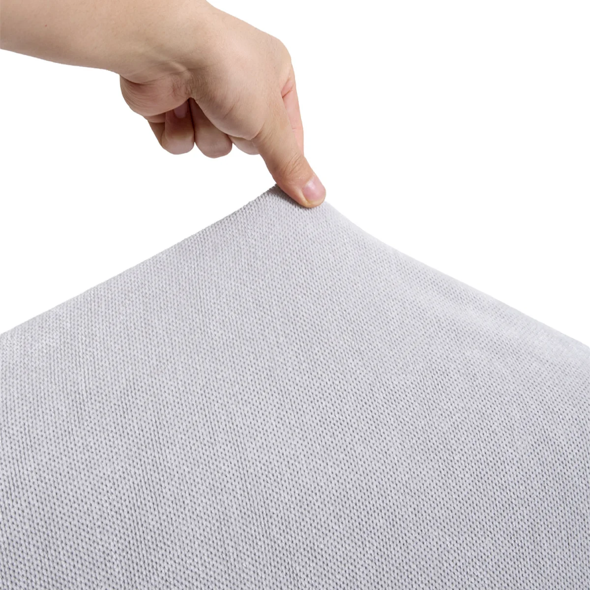 High Stretch Sofa Cover with Foam Rods - Light Grey / 145 - 185 cm / 24.5cm – image 4
