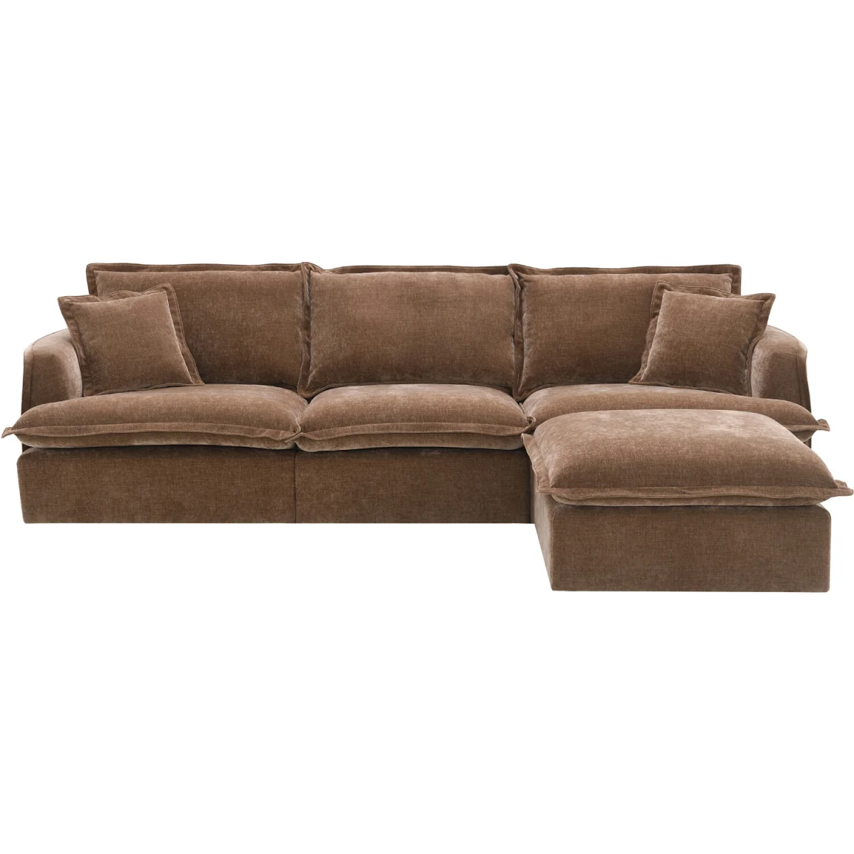 Molly 3 Seater Sofa with Ottoman – image 2