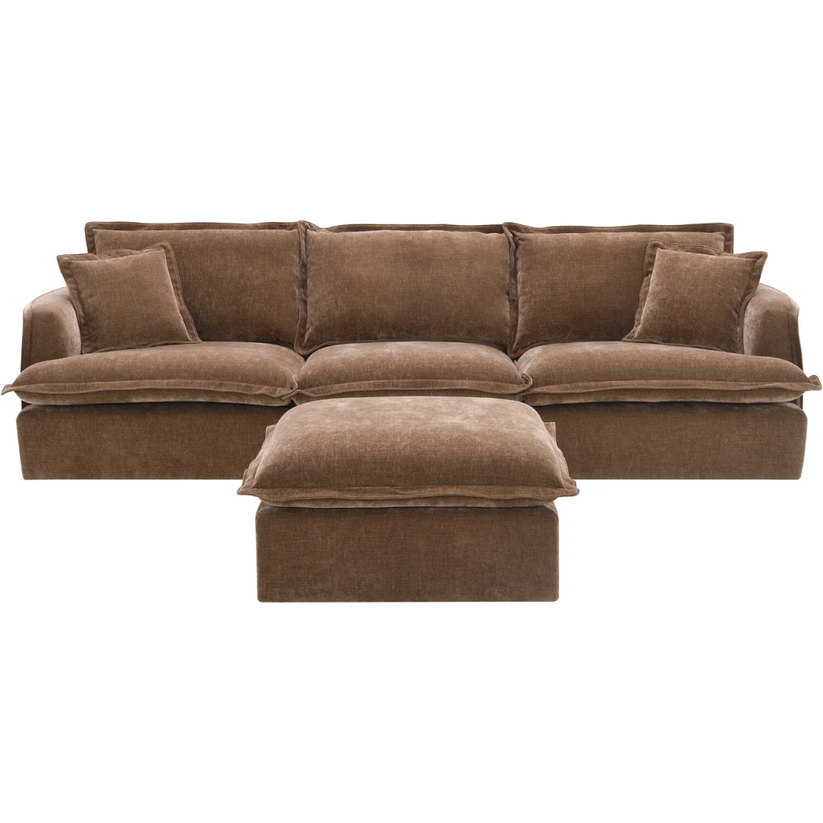 Molly 3 Seater Sofa with Ottoman – image 3