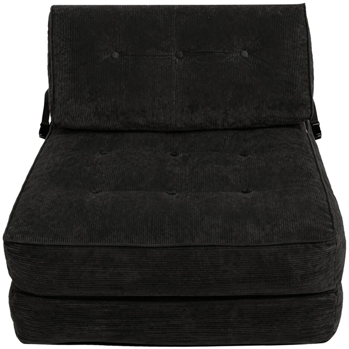 Levede Single Convertible Foldable Floor Mattress Sofa Bed - Black – image 9