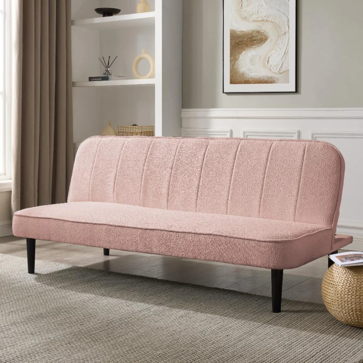 Begonia Sofa Bed - Pink Boucle – image 1
