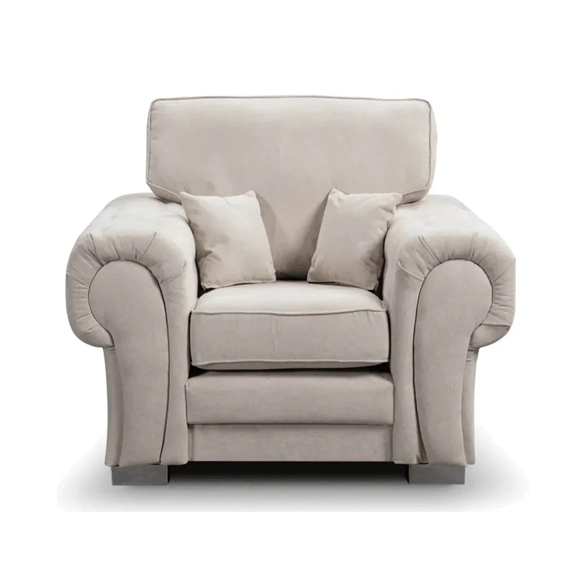 NEW Verona Sofa Suite 1 Full Back - Biege
