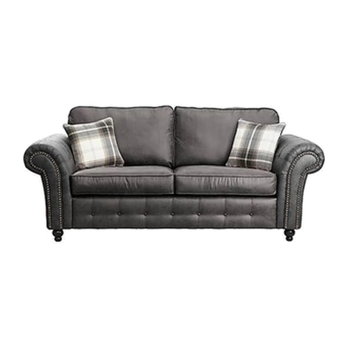 Chicago Oakland 3 Seater Sofa - Black