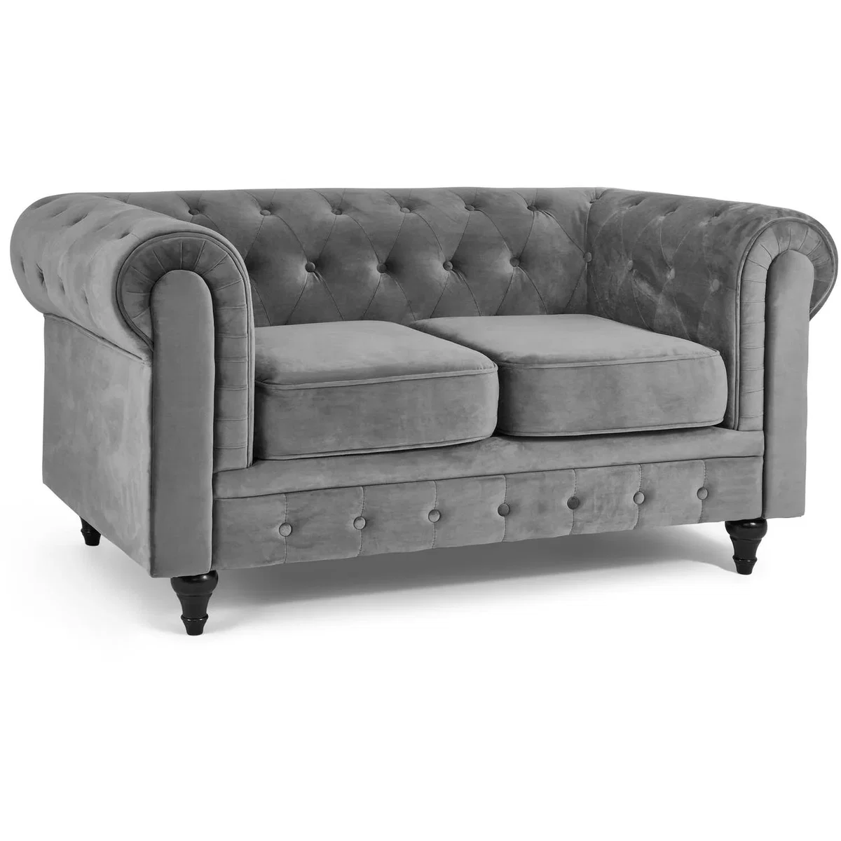 Chesterfield 2 and 3 Seater Sofa Suite – image 12
