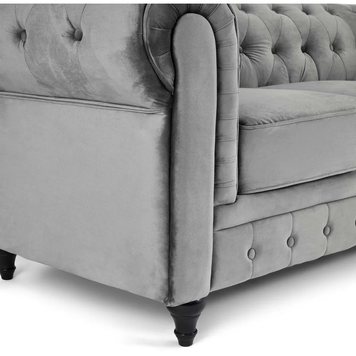 Chesterfield 2 and 3 Seater Sofa Suite – image 13