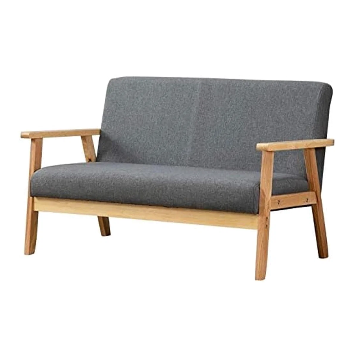 Small 2 Seater Sofa for Living Room - Grey