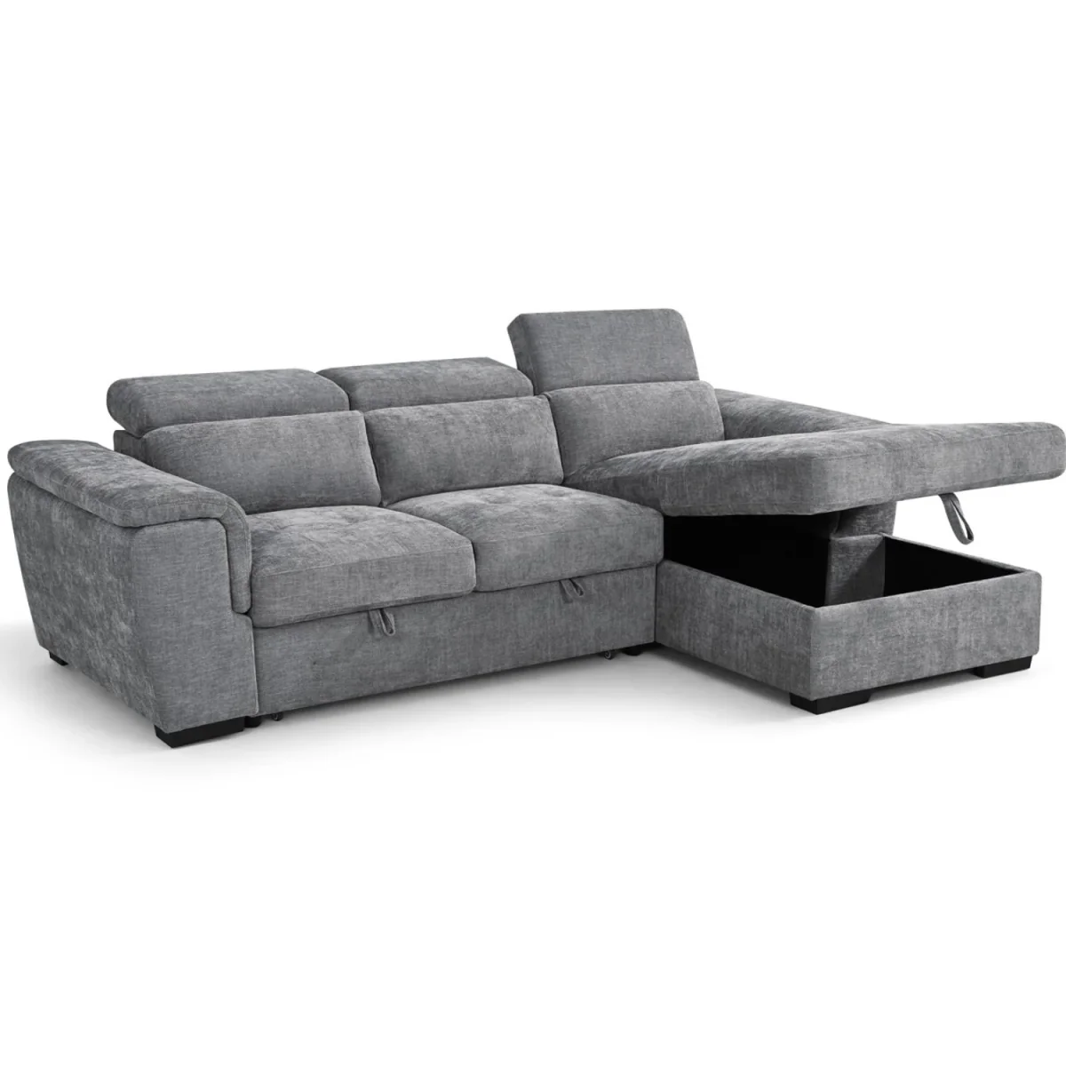 Alaska Pink Luxury Bishop U Shape Sofa Scatterback - Pink – image 2