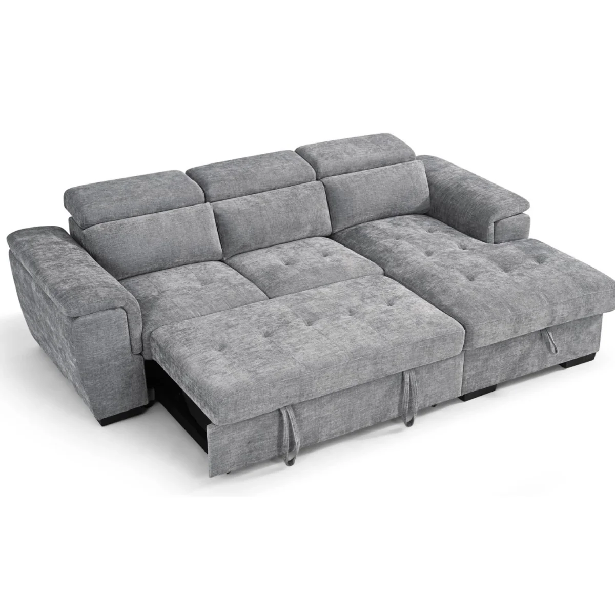 Alaska Pink Luxury Bishop U Shape Sofa Scatterback - Pink – image 3