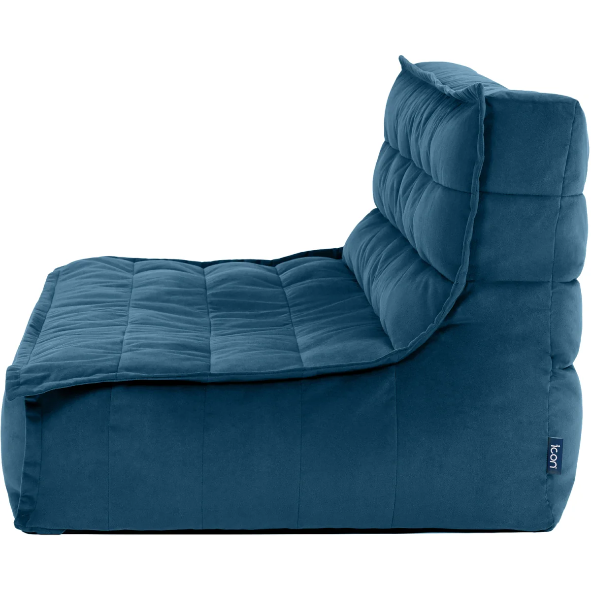 icon Kota Matt Velvet Sofa, Ink Navy - Navy – image 3