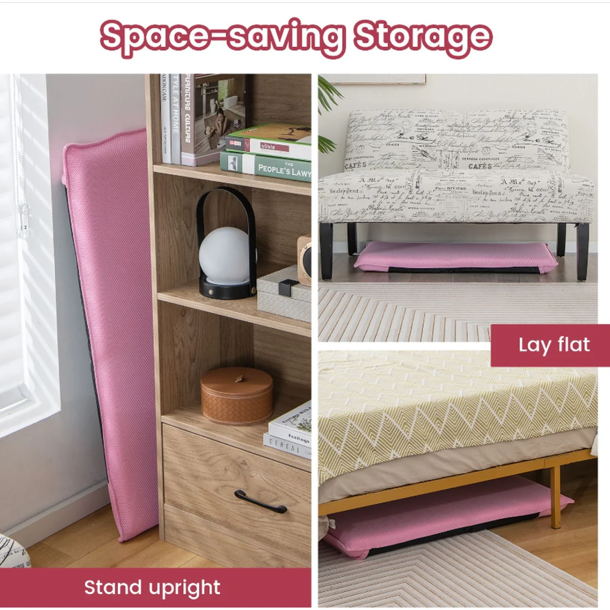 Floor Chair Lazy Sofa - Pink – image 7