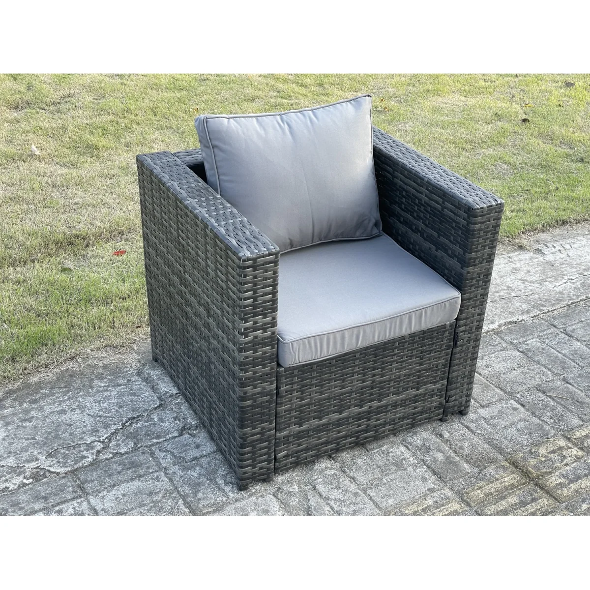 Rattan Sofa Set with Adjustable Rising Dining Table, Lounge Sofa – image 5