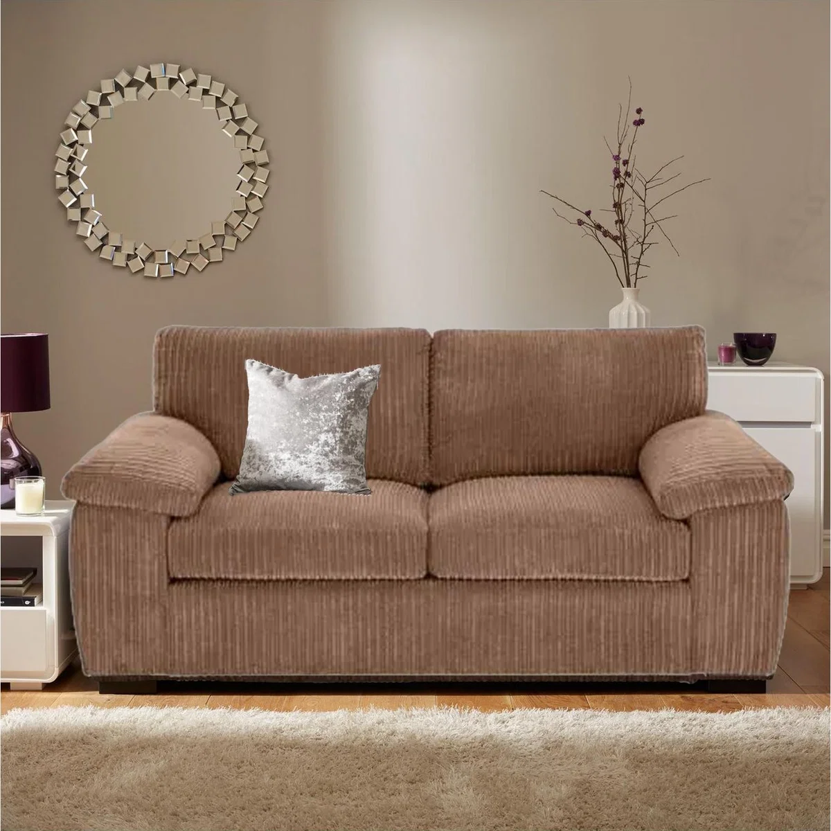 Capri 2 Seater Sofa - Coffee