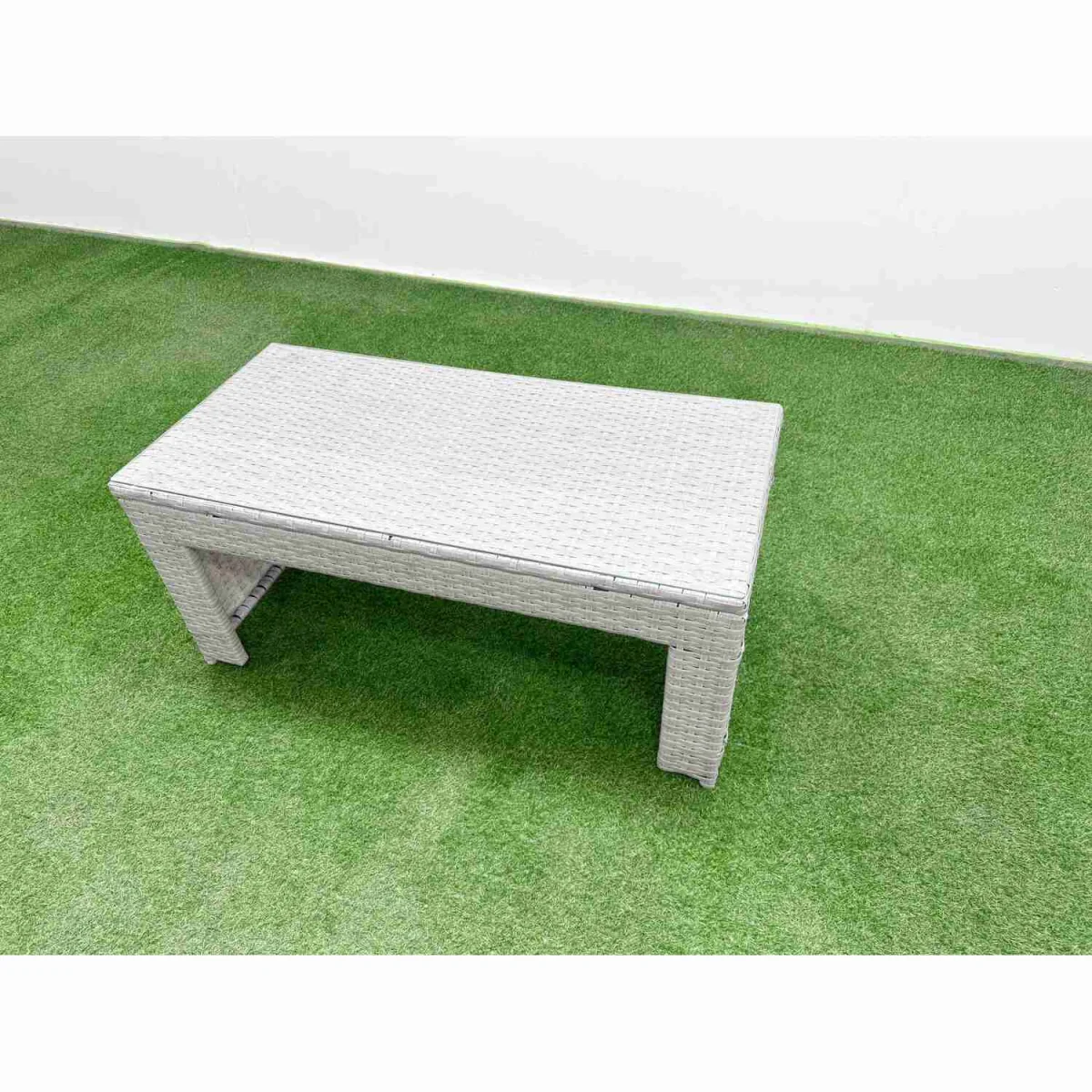 Fimous PE Rattan High Back Patio Sofa Set with Reclining Chairs Light Grey - Light Grey – image 2