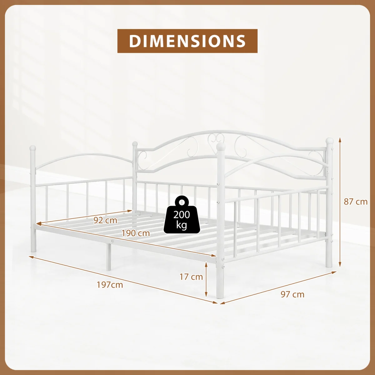 Single Size Sofa Bed - Black – image 5