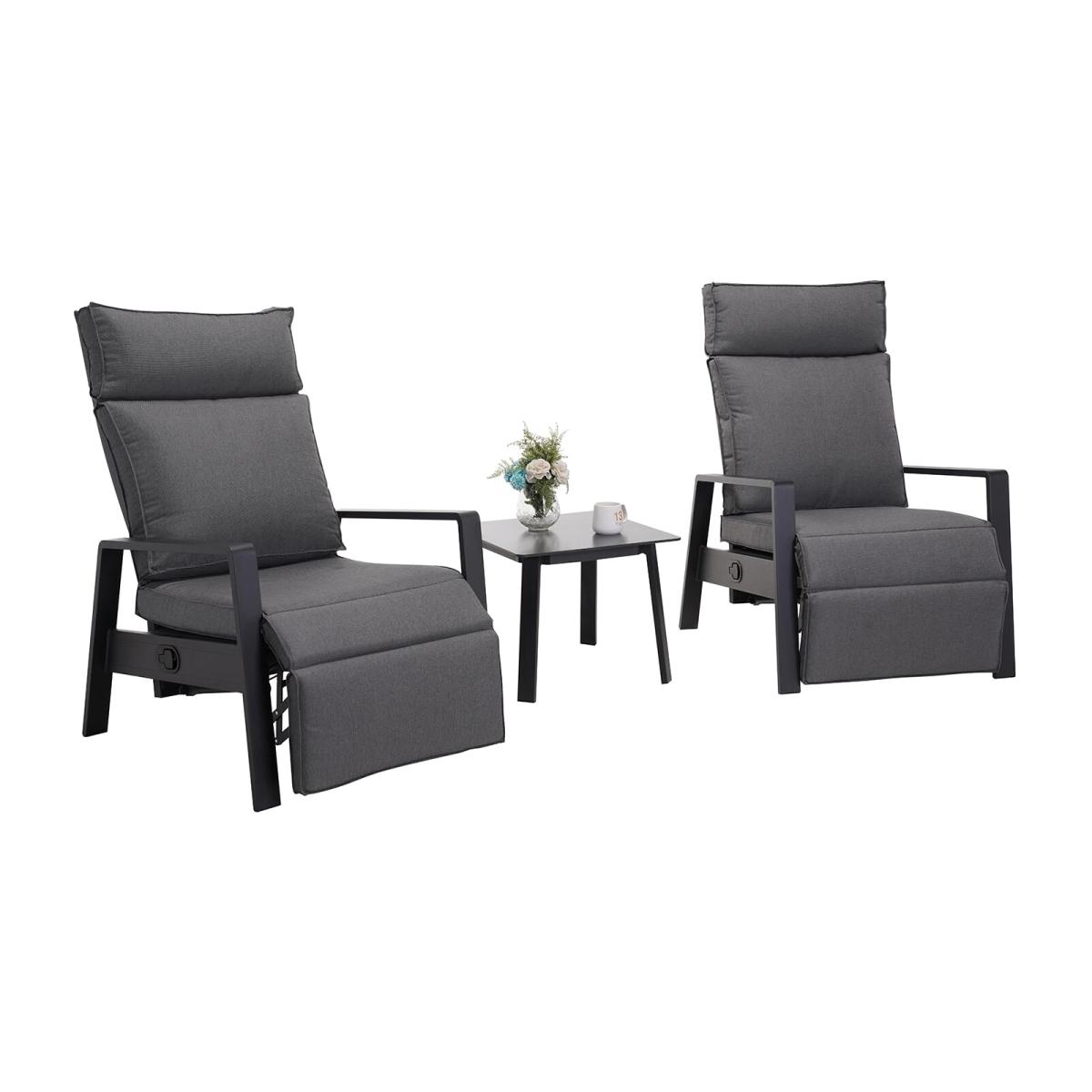 Marseille Pump Single Sofa Set - Grey
